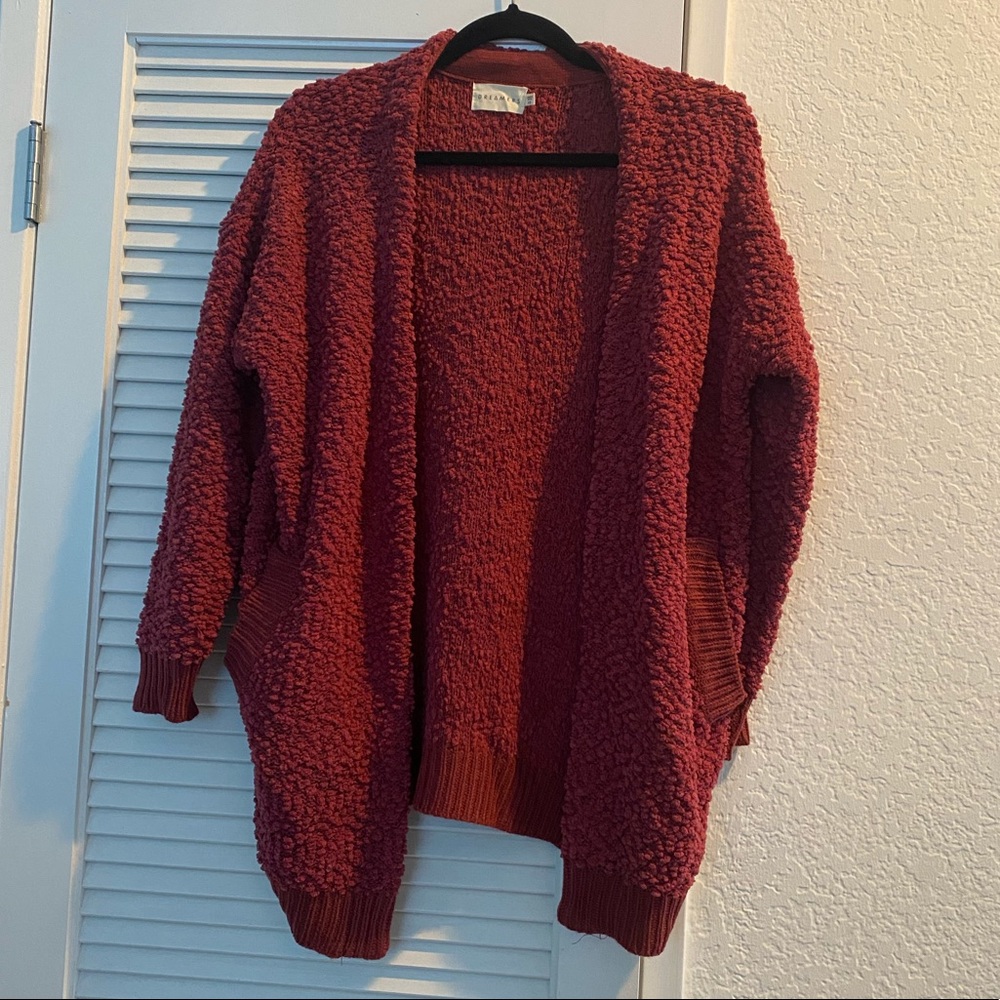 Dreamers Popcorn Cozy Fuzzy Cardigan Sweater XS. Never Worn.